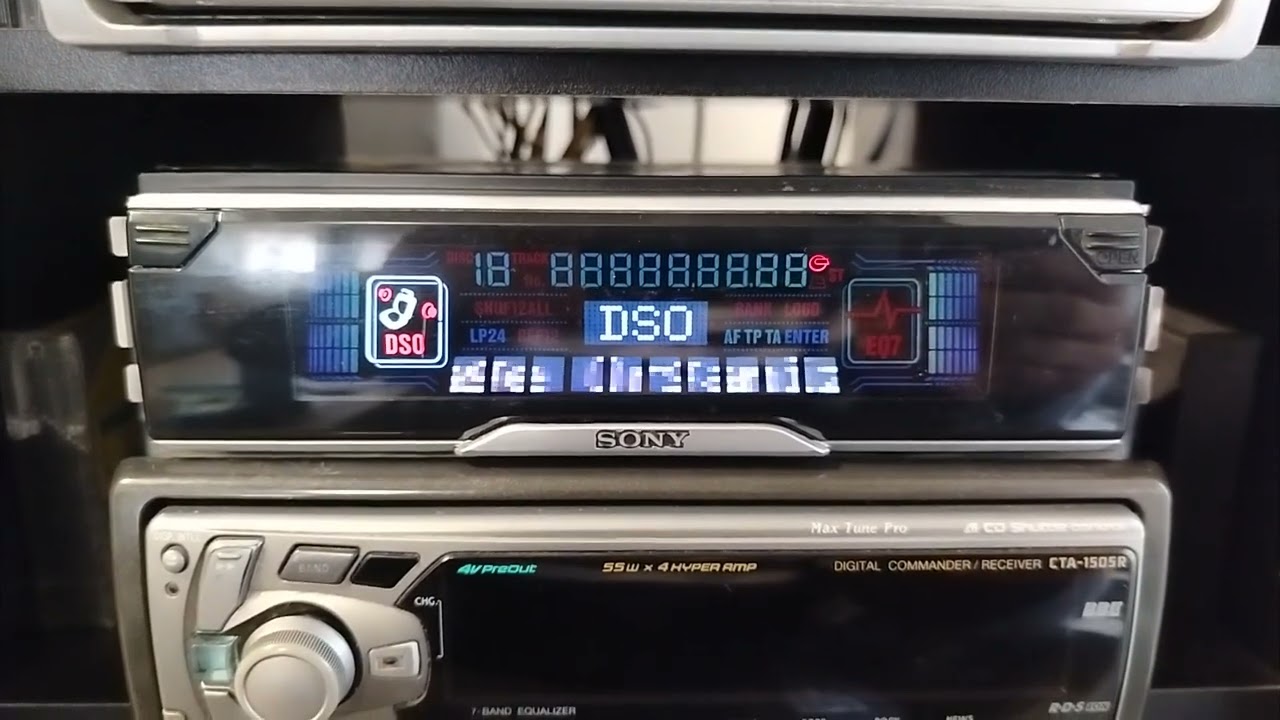 Sony cdx-ca850 (demo) - YouTube