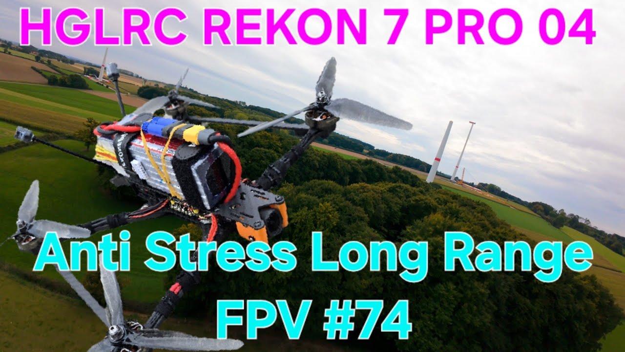 FPV Drone Long Range Flight - HGLRC REKON 7 PRO - DJI O4 PRO - a flight ...