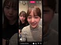 Tomochin ex AKB48 live Instagram with Husband and Sister (Tomomi itano)