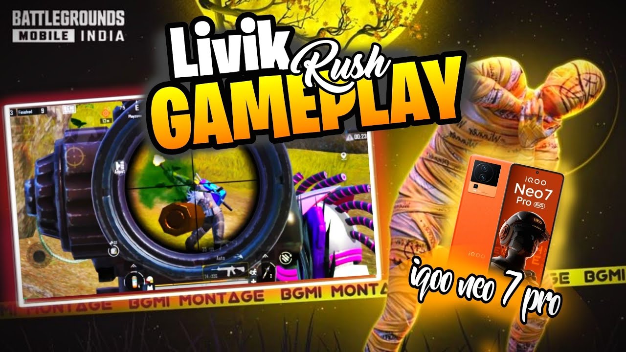 AGGRESSIVE RUSH GAMEPLAY IN BGMI 3.2 UPDATE 💥 IQOO NEO 7 PRO SMOOTH + 90FPS PUBG /BGMI TEST 2024⚡