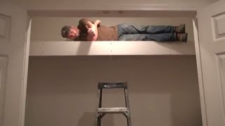 Building a strong closet shelf and clothes rod