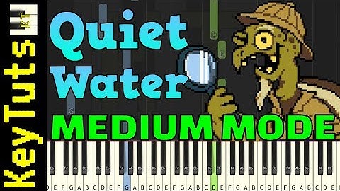 Learn to Play Quiet Water from Undertale - Medium Mode [Piano Tutorial] (Synthesia)