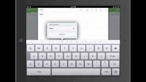 iPad Basics - Stylizing a Note in Evernote 6