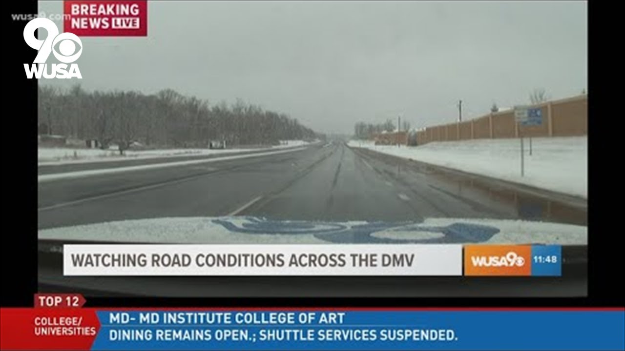 Road conditions in Montgomery County - YouTube