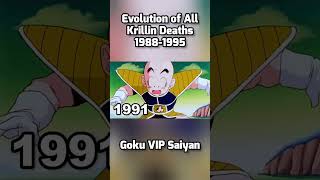 Evolution of All Krillin Deaths