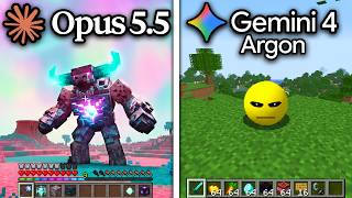 Full Claude Opus 5.5 vs Gemini 4 Argon Make a Minecraft Mod News