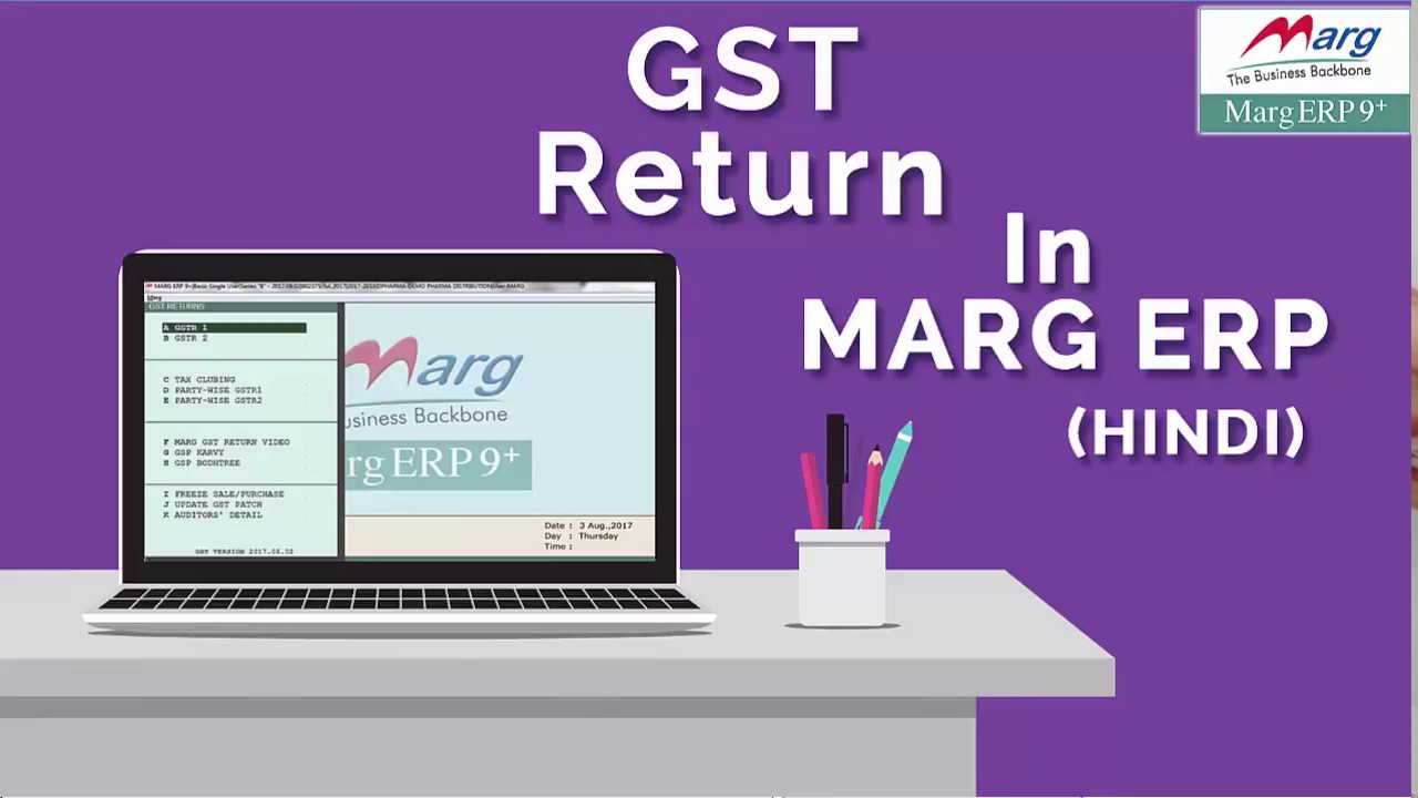 Gstr1 Return In Marg Erp Hindi Youtube