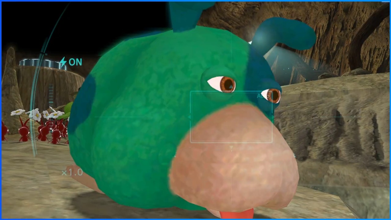 Moss in The Forest Navel Test - Pikmin Cubed