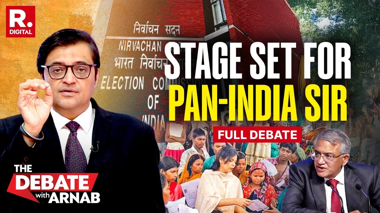 The Debate With Arnab: Why Is Opposition Worried Of Nationwide S.I.R?