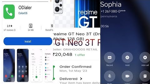 Realme GT Neo 3T Google Dialer Replace with Realme stock Dialer Disable Google call Recording Announ