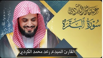 سورة البقرة كاملة بصوت القارئ رعد محمد الكردي - Full Surah Al-Baqara by Raad Alkurdi