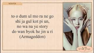 aespa 에스파 - Armageddon (Easy Lyrics)