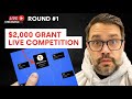LIVE: Competing for $2,000 Grant, 16 Small Businesses (Round 1)