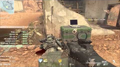 Call of Duty MW3 Survival Map Gulch to Wave 39