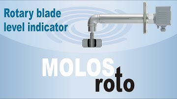 MOLOSroto DF25 - very robust rotary blade level switch as demand indicator in a silo
