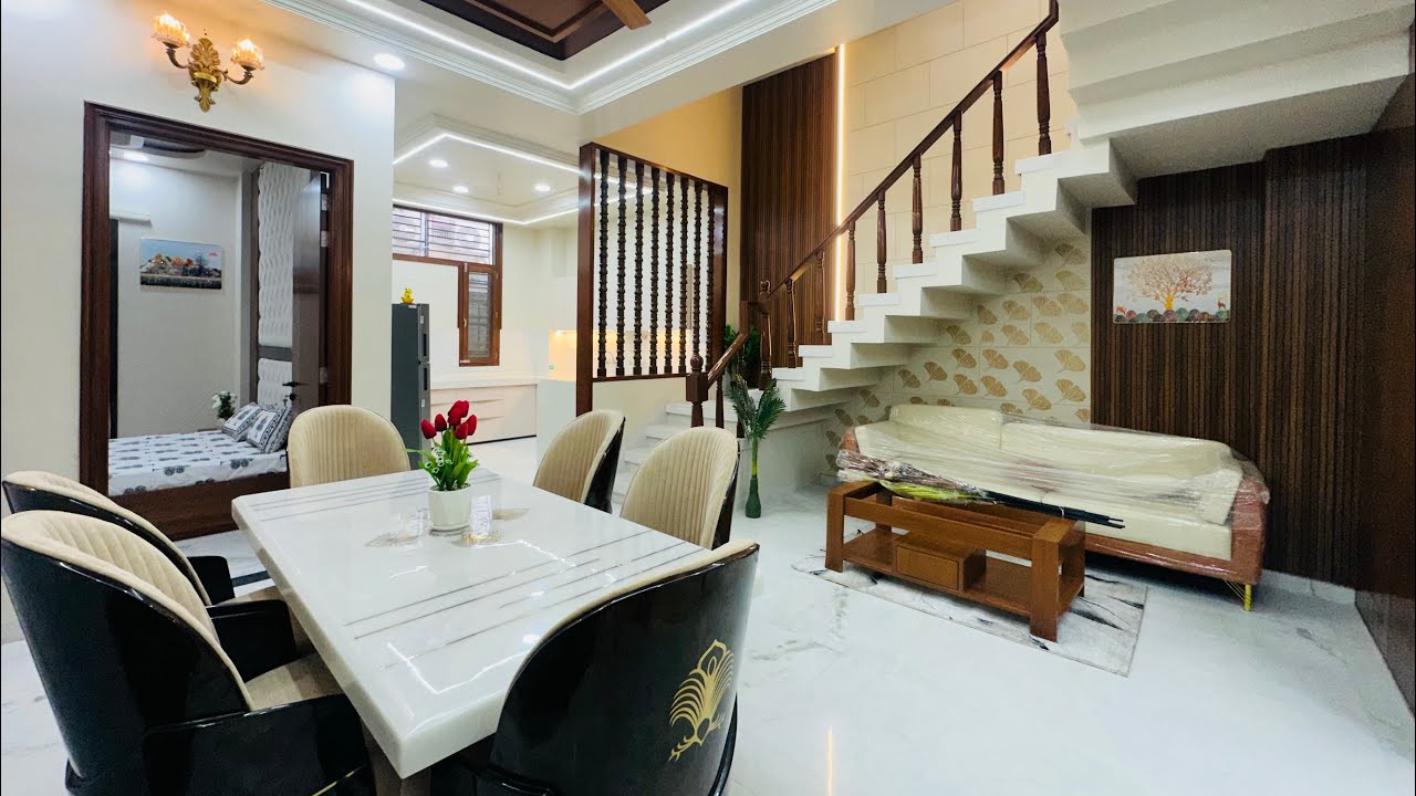 New Latest 139 Gaj 4 BHK Ultimate House Design | 25x50 Latest House Floor Plan With Gazebo Garden 