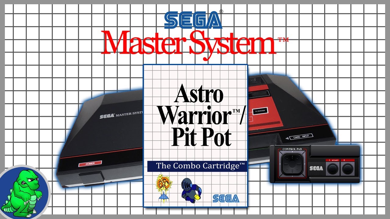 Master de. Astro Warrior game 1986. Pit Pot.