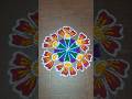 daily rangoli design 🌼✨️||#ytshorts #freehandrangolis #simplerangoli #easyrangoli