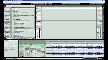 Warping a Track in Ableton Live