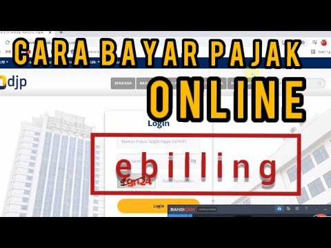 Cara Bayar Pajak Online ll ebilling ll Djp pajak online #pajak