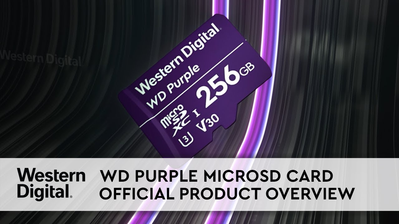 Capture with WD Purple microSD Cards | Official Product Overview