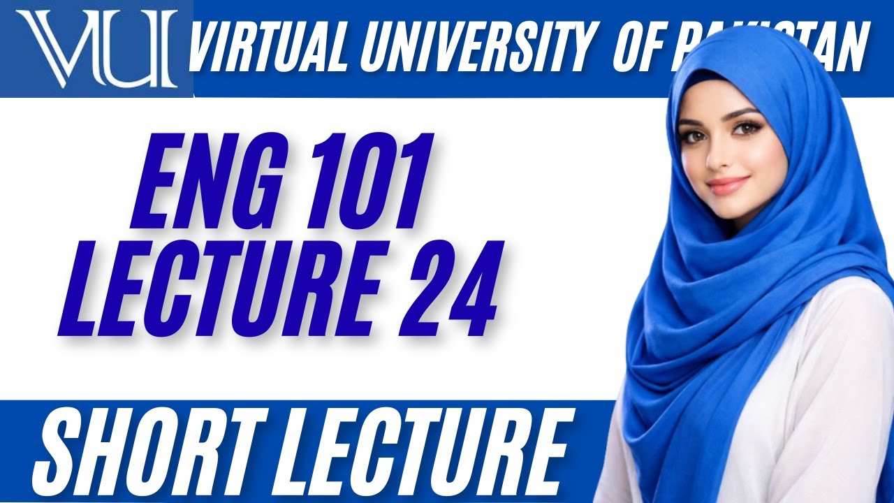 English 101 Short Lecture 24 | Identifying Sentence Errors | #ENG101 #MinahilLearningHub #vu