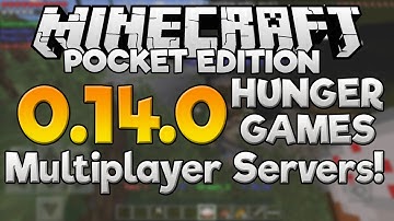 0.14.0 HUNGER GAMES SERVERS!! - Minecraft PE (Pocket Edition)