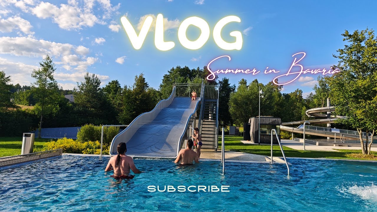 VLOG | Summer Days of a Young Family in Bavaria - 🇩🇪 | Swimming Pool, Summer Cooking & Garden Life