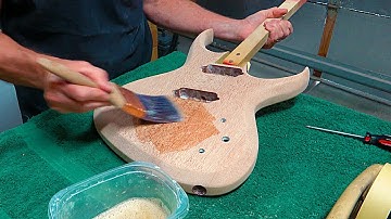 Making A Six String Multi Scale Guitar: Redoing The Finish