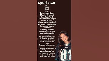 Thumbnail of Tate Mcrae - sports car {lyrics}🪷 #music #love #song #lyric #sportscar #shorts #tatemcrensportscar