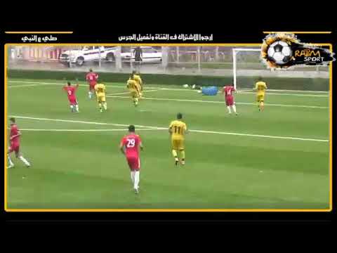 ملخص مباراة خدمات النصيرات وخدمات خانيونس 1 0 هدف طارق الهور بتعليق عالمي