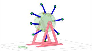 Gravity Motor SpaceClaim Momentum Simulation