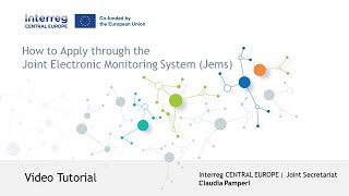 Tutorial (Project Development): How to Apply through the Joint Electronic Monitoring System (Jems) screenshot 5