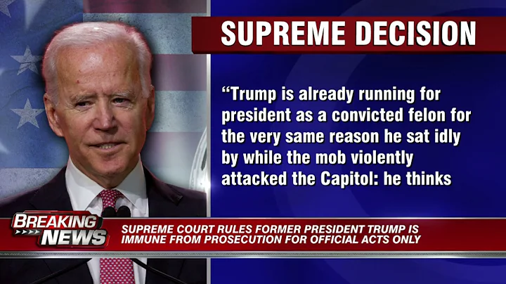 Supreme Court Rules Former President Trump is Immune From Prosecution for Official Acts Only