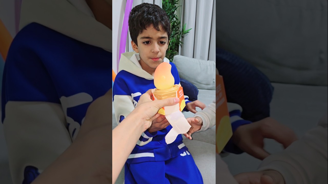 يزن وزينو بدهم نجرب ترند الآيس كريم😋😋كيف طلعت #ضياء_وزين
