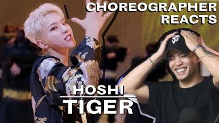 Dancer Reacts to HOSHI [SEVENTEEN] - TIGER Studio Choom & Choreography Video