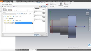Tutorial Inventor 2017: dibujar un eje y generar diagramas usando el generador de componentes