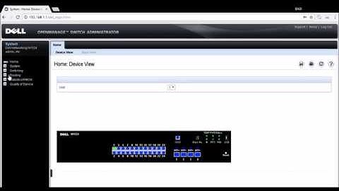 Dell Networking N1500 Series : Change Management IP Address