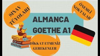 Goethe A1 Sinavindan 1 Ayda Geçmek Ai̇le Bi̇rleşi̇mi̇ Almanca Sinava Hazirlik