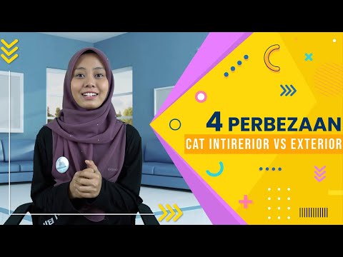 Video: Perbezaan Antara Cat Dalaman Dan Luaran