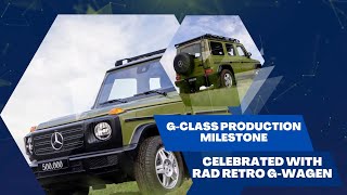 Mercedes-Benz G-Class Production Milestone Celebrated With Rad Retro G-Wagen