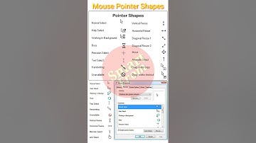 Mouse all pointer shapes #mouse #pointer #maa ke aachal se #mousepointer