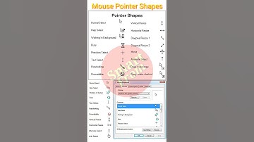 Mouse all pointer shapes #mouse #pointer #maa ke aachal se #mousepointer