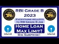 Home loan limit comparison of rbi and sbi