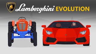 Evolution of Lamborghini (1\/3) | From Tractors to Sports Cars