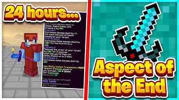 How to Get ASPECT OF THE END in 1 DAY! *INSANE STRATEGY* | Hypixel Skyblock [10]