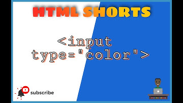 How to use Input Type Color in HTML
