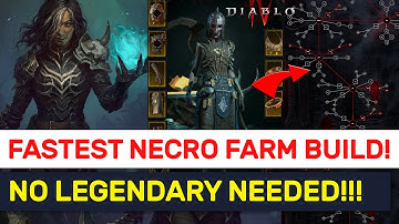 BEST FARMING Build For Level 20 Necromancer! NO Legendaries Needed! | Diablo 4 Server Slam