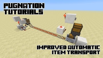 Using Hoppers, Redstone Comparators and minecarts for transport (13w04a UPGRADE!): Minecraft How to!