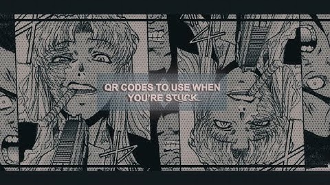 videostar qr codes to use when you’re stuck !